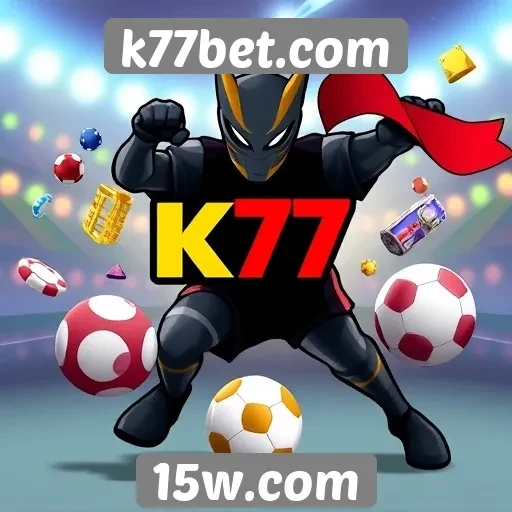 A diversidade de jogos disponíveis em k77bet.com